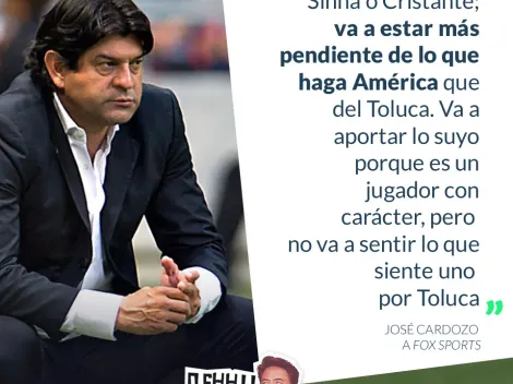 ¡Pero apenas debutará! Cardozo duda que Sambueza deje de pensar en el Ame