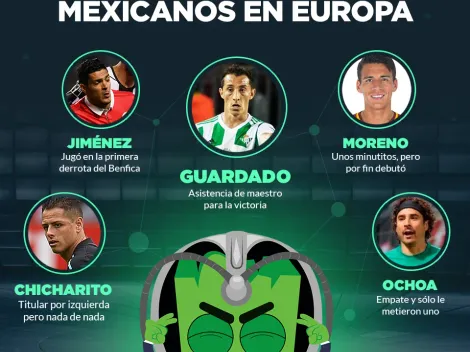 Guardado se rifó y Moreno ya jugó