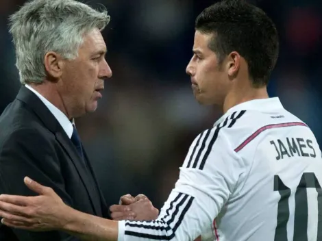 Carlo Ancelotti habló sobre el posible fichaje de James 