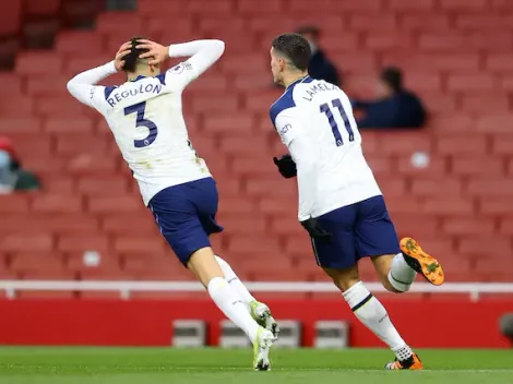 Video: Golazo de Lamela en el duelo entre Arsenal y Tottenham 