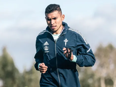 Orbelín Pineda trabaja en lo físico a pesar de ser día de descanso para la plantilla