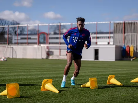 ¡Buenas noticias! Alphonso Davies regresa a los entrenamientos del Bayern