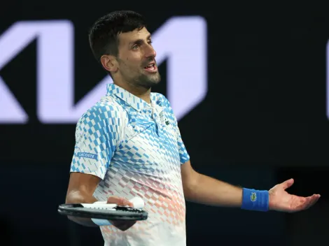 Novak Djokovic le pidió algo insólito al juez de silla en el Abierto de Australia