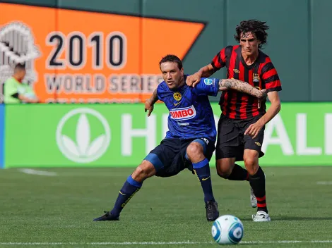 Matías Vuoso, ex goleador del América, se agarra a golpes en partido amateur | VIDEO