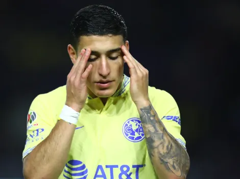 Estrella de América se desploma tras sufrir fuerte lesión en el partido ante Santos | VIDEO