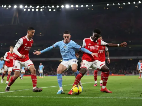 ¡ASÍ FORMARÁN! Arsenal y Manchester City presentaron sus alineaciones 