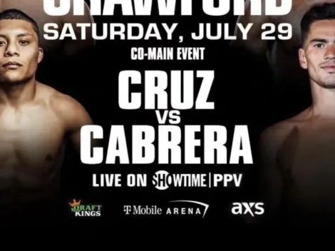 ¿A que hora es la pelea de Pitbull Cruz vs. Giovanni Cabrera?