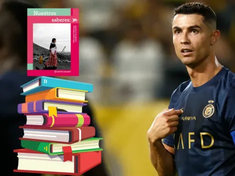 CR7 ficha con la 4T ¡Ya aparece en los polémicos libros de la SEP