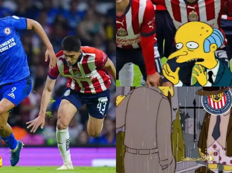 Memes se burlan de Chivas tras goleada ante Cruz Azul