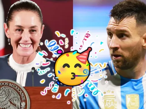 La IMPENSABLE coincidencia de Messi con Claudia Sheinbaum