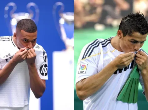 Las grandes SIMILITUDES en la presentación de Kylian Mbappé y CR7 en el Real Madrid | VIDEO