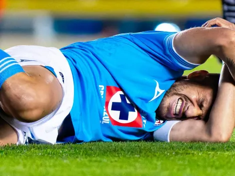 La fuerte herida de Nacho Rivero de Cruz Azul | VIDEO