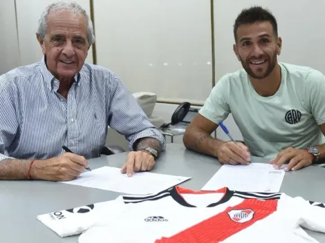 Ponzio renovó su contrato con River