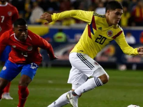 Quintero fue titular en Colombia y dejó una buena impresión