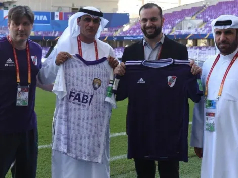 La camiseta que usará River ante Al Ain