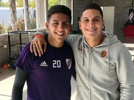 El sobrino de Maradona que se enamoró de River y tiene de ídolo a Quintero