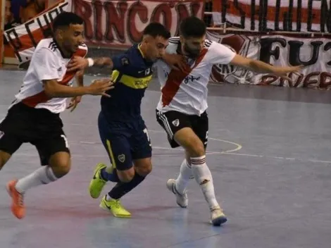 River vs. Boca en futsal: TV, horario y link del streaming