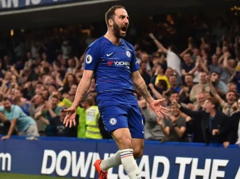 Golazo de Higuaín en Chelsea