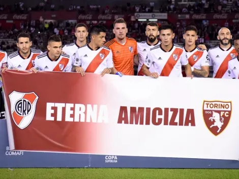 River y un emotivo homenaje a Torino