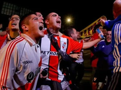 La fiesta de los hinchas de River en la previa de la final