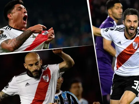 Los jugadores a los que se les vence el contrato con River en un año