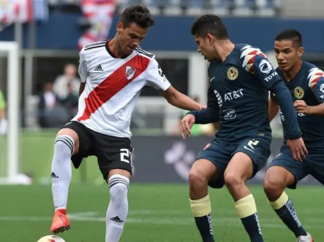 Los goles de Álvarez y Ferreira para el 2-0 de River ante América