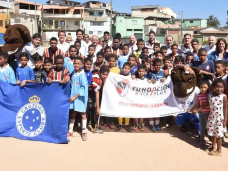 Movida solidaria de River y Cruzeiro en Belo Horizonte