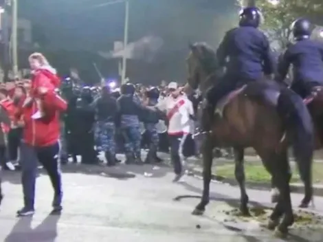 Movilización en Lanús por hinchas de River detenidos