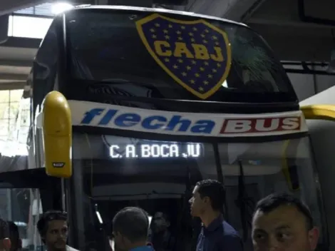 Con un buen operativo policial, el micro de Boca llegó al Monumental