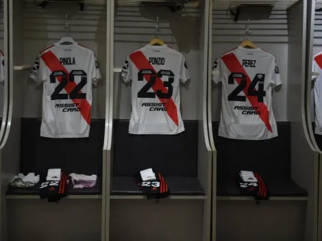 El vestuario de River, listo para el Superclásico copero