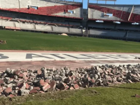 Las primeras fotos de la obra en el Monumental