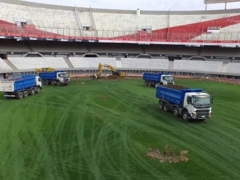 El Monumental, a pura excavación