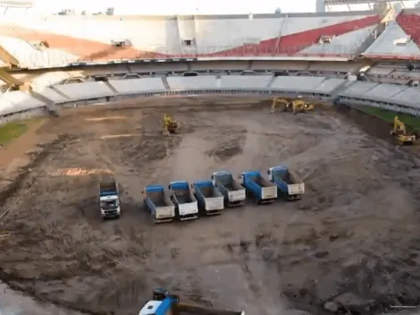 Impresionante video de las obras en el Monumental