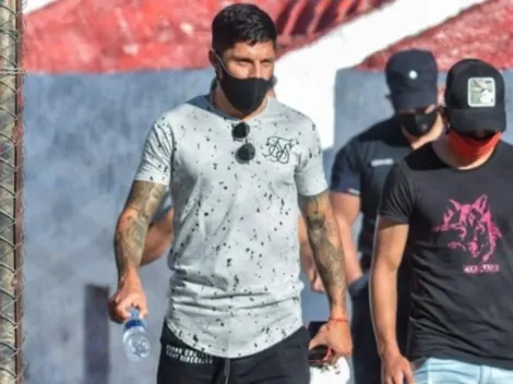 Enzo Pérez presenció un partido de fútbol en Mendoza