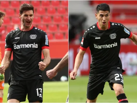 Con un gol de Alario y la vuelta de Palacios, Leverkusen ganó en la Bundesliga