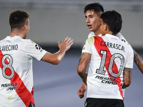 44 partidos después, River volvió a meter un gol de tiro libre