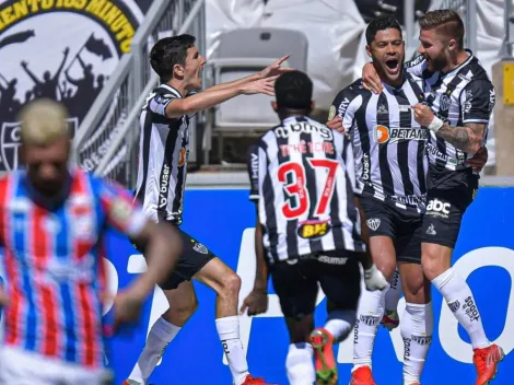 Mineiro imparable: goleó a Bahía en el Brasileirao