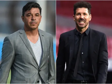 El presidente del Atlético Madrid comparó a Simeone con Gallardo