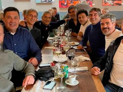 Encuentro de ídolos riverplatenses en la previa al superclásico