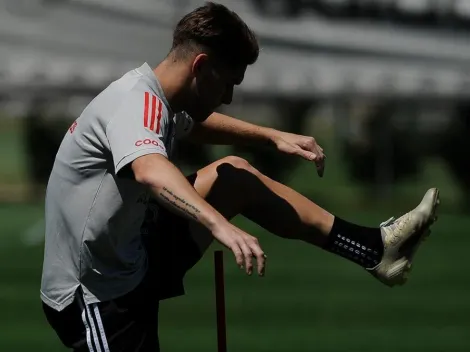 Angileri y Rollheiser se entrenaron en el River Camp