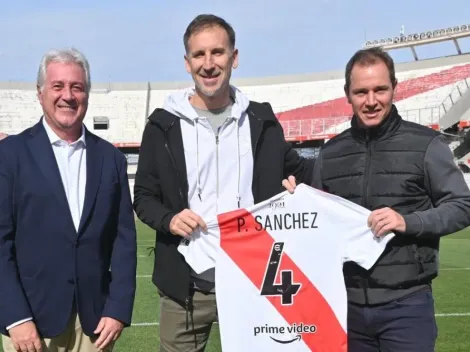 Una visita de lujo al Monumental