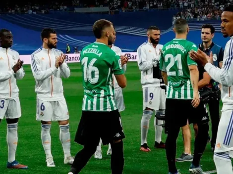 Tres ex River recibieron el ‘pasillo del campeón’ en el Bernabéu