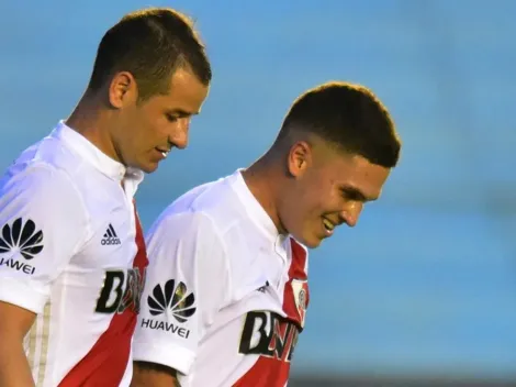 Emotivo reencuentro de Mora y Juanfer en el River Camp