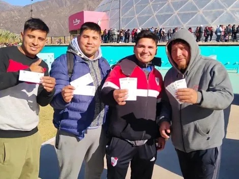 Locura en La Rioja para conseguir una entrada para ver a River