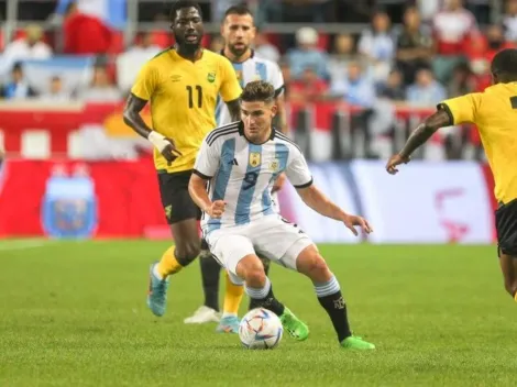 Julián, pura humildad después de su gol en la Selección