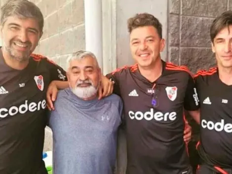 Emotiva despedida del cuerpo técnico en el River Camp