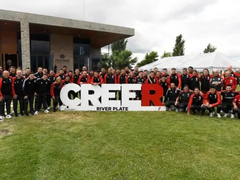 La delegación de River visitó una bodega en Mendoza