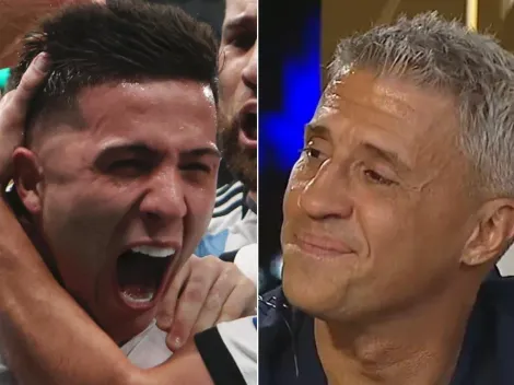 La tremenda emoción de Hernán Crespo por la historia de vida de Enzo Fernández