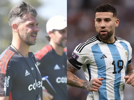 De Demichelis a Otamendi: "Vení a retirarte a River, sé que sos hincha"