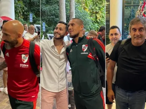 River llegó a Miami y fue recibido por el calor de sus hinchas